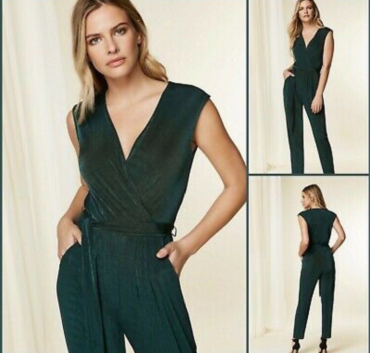 wallis green jumpsuit